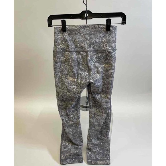Lululemon Wunder Under Crop (High-Rise) *Full-On Luxtreme 21" Size 4 Gray - Picture 7 of 8